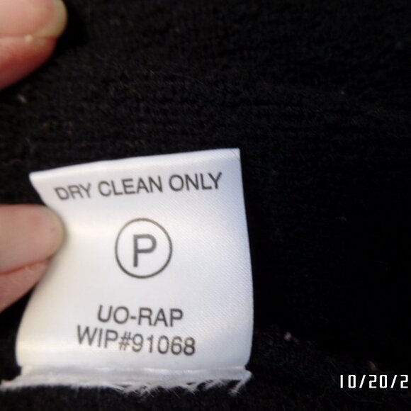 Woorich 100% Wool Women's Sweater Vest Black Size M - Picture 9 of 9